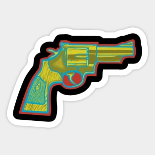 .44 Magnum Revolver Sticker